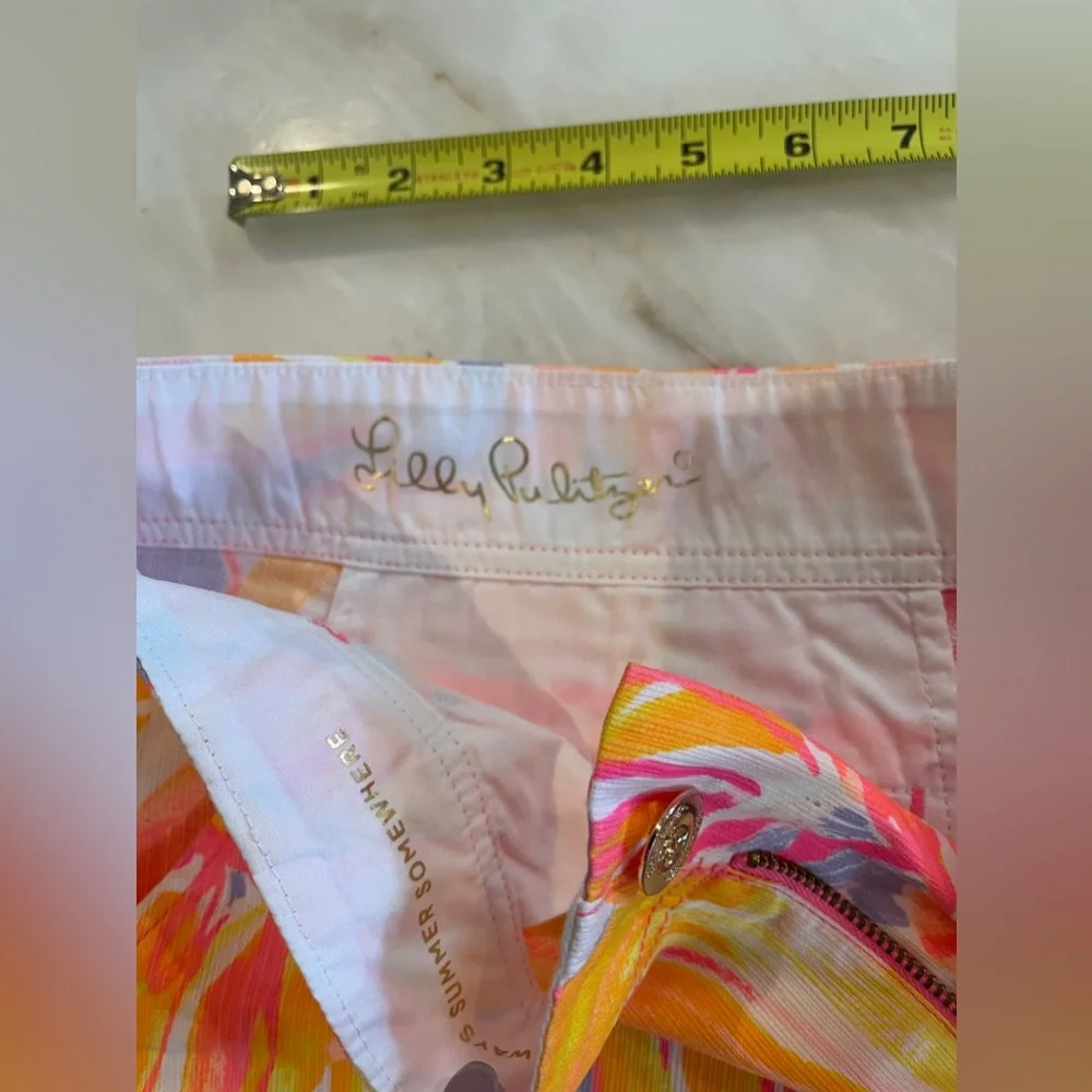 Lilly Pulitzer Women's Kerrie Short 100% Cotton size 10 Excellent Condition